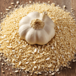 The granulated garlic
